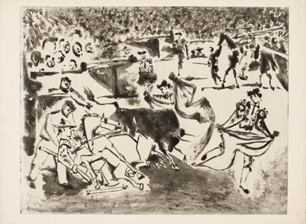 Le Picador Blessé by Pablo Picasso
