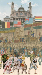 Paris-circus I by Peter Blake at Paul Stolper Gallery