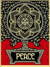 Peace Tree by Shepard Fairey at Gregg Shienbaum Fine Art