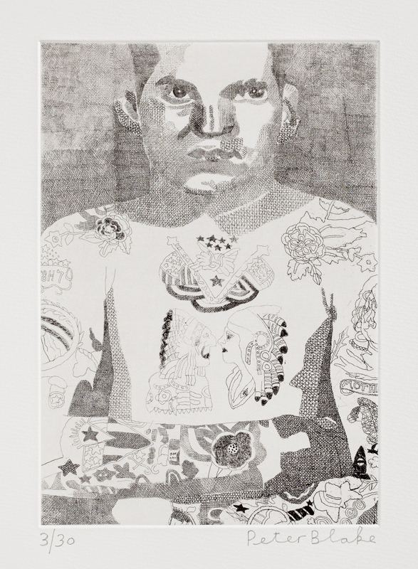 Elvis Two Rivers by Peter Blake