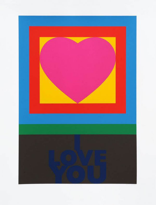 H Is For Heart – I Love You by Peter Blake