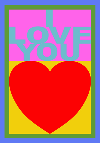 I Love You by Peter Blake