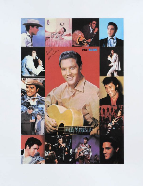 K Is For King – The King – Elvis Presley by Peter Blake