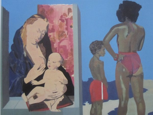 Madonna On Venice Beach 2 by Peter Blake