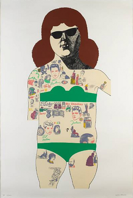 Tattooed Lady by Peter Blake