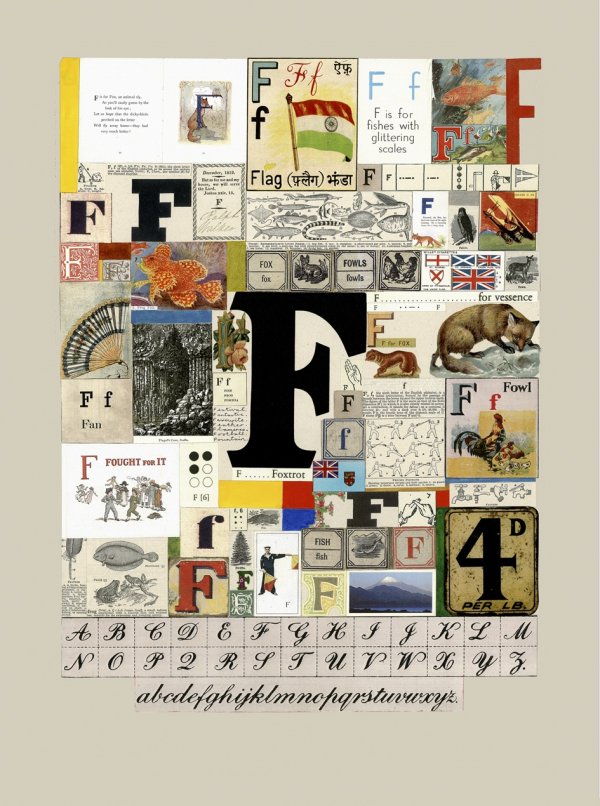 The Letter ‘f’ by Peter Blake