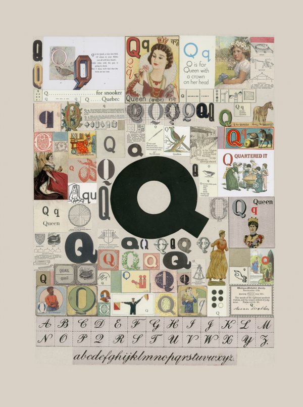 The Letter ‘q’ by Peter Blake