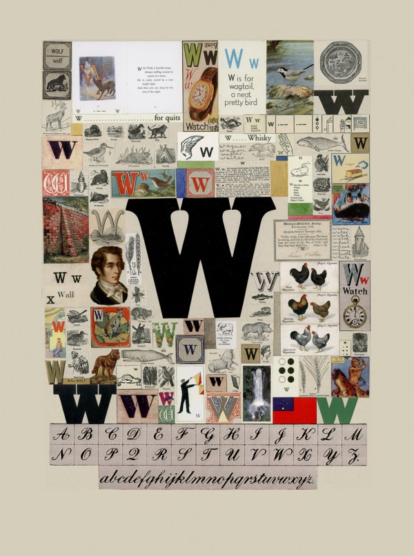 The Letter ‘w’ by Peter Blake