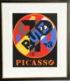 Picasso From The American Dream Portfolio by Robert Indiana at RoGallery