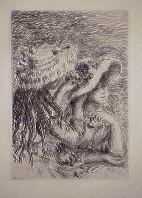 Le Chapeau épinglé, In Renoir Et Ses Amis by Pierre Auguste Renoir