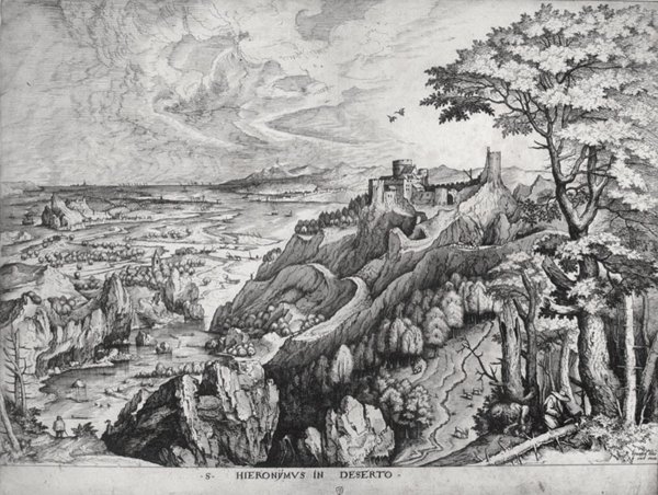St. Jerome In The Desert by Pieter Brueghel the Elder