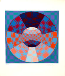 Pixis by Victor Vasarely at Gregg Shienbaum Fine Art