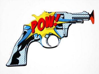 Pow! Pow! by Mr. Brainwash at Lieberman Contemporary