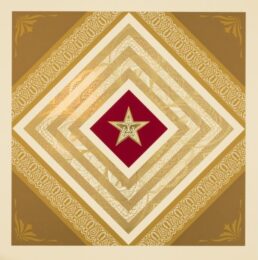 Power And Glory Ii by Shepard Fairey at Paul Stolper Gallery