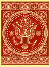 Presidential Seal Red by Shepard Fairey at Gregg Shienbaum Fine Art
