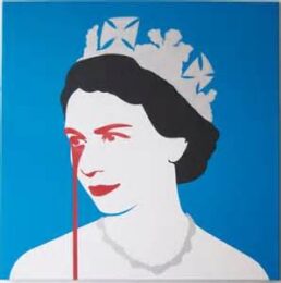 Prince Philip’s Nightmare (blue) by Pure Evil at Brandler Galleries