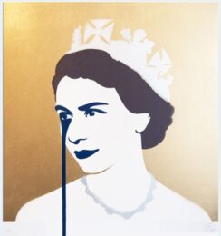 Prince Philip’s Nightmare (gold) by Pure Evil at Brandler Galleries