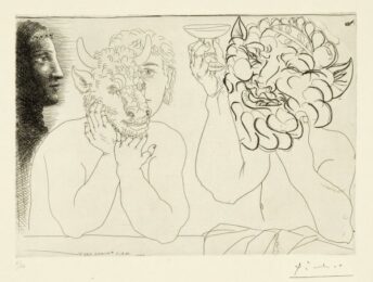 Private: Profil De Marie-thérèse En Abyme, Jeune Homme Au by Pablo Picasso at John Szoke Gallery
