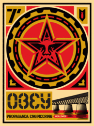 Propaganda Engineering Large Format by Shepard Fairey at Gregg Shienbaum Fine Art