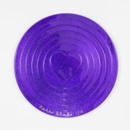 Purple Target (metal Flake) by Peter Blake at Paul Stolper Gallery