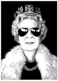 Queen Aviator by Mr. Brainwash at Lieberman Contemporary