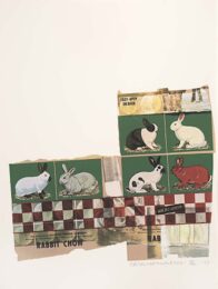 Rabbit Chow, From Chow Bags by Robert Rauschenberg at Gregg Shienbaum Fine Art