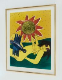 Red Flower by Guillaume Corneille at pgr fine art