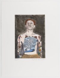 Reverend Ricky Wreck by Peter Blake at Paul Stolper Gallery