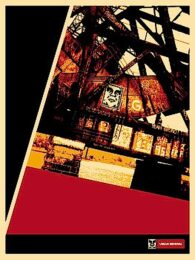 Ri Bridge by Shepard Fairey at Gregg Shienbaum Fine Art