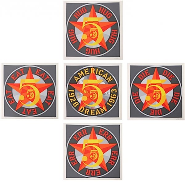 American Dream #5 by Robert Indiana
