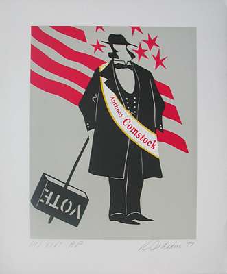 Anthony Comstock by Robert Indiana