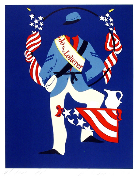 Jo The Loiterer by Robert Indiana