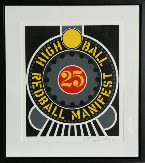 The American Dream: High Ball Redball Manifest by Robert Indiana