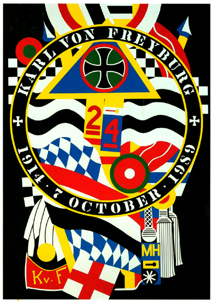 The Hartley Elegies: The Berlin Series – Kvf I by Robert Indiana