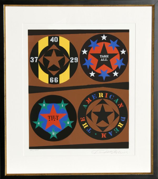 Tilt From The American Dream Portfolio by Robert Indiana