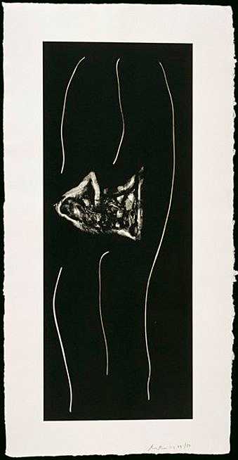 Soot-black Stone #6 by Robert Motherwell