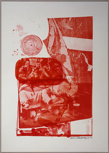 Ape, From Stoned Moon by Robert Rauschenberg
