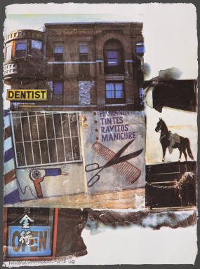 L.a. Uncovered #10 by Robert Rauschenberg