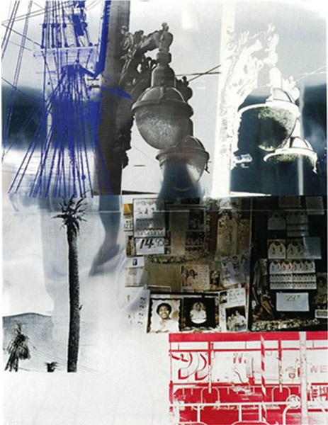 Narcissus, From Roci Usa (wax Fire Works) by Robert Rauschenberg