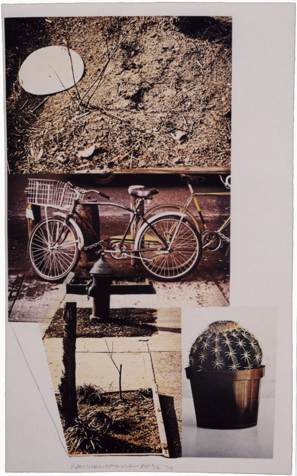 Street Sounds West by Robert Rauschenberg