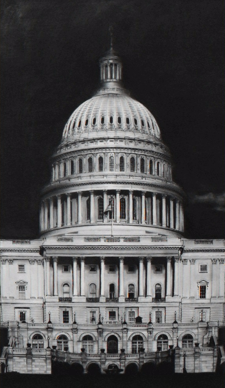 Untitled (capitol Detail) by Robert Longo