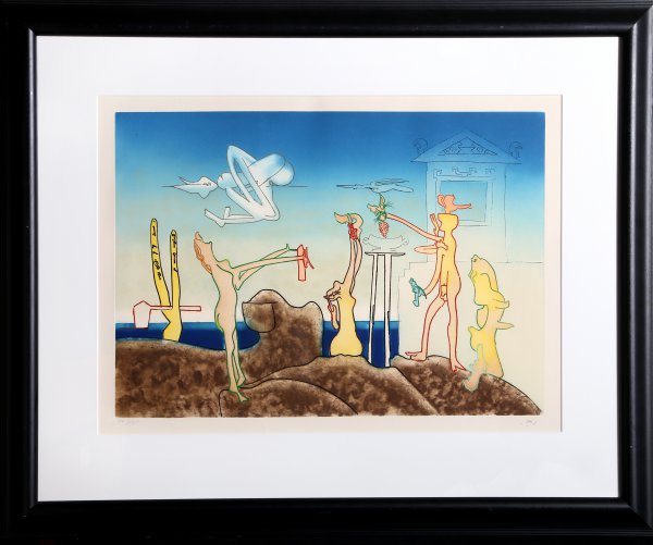 8am From L’arc Obscur Des Heures by Roberto Matta