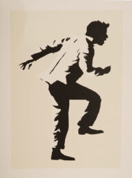 Running Man by Blek Le Rat at Lieberman Contemporary