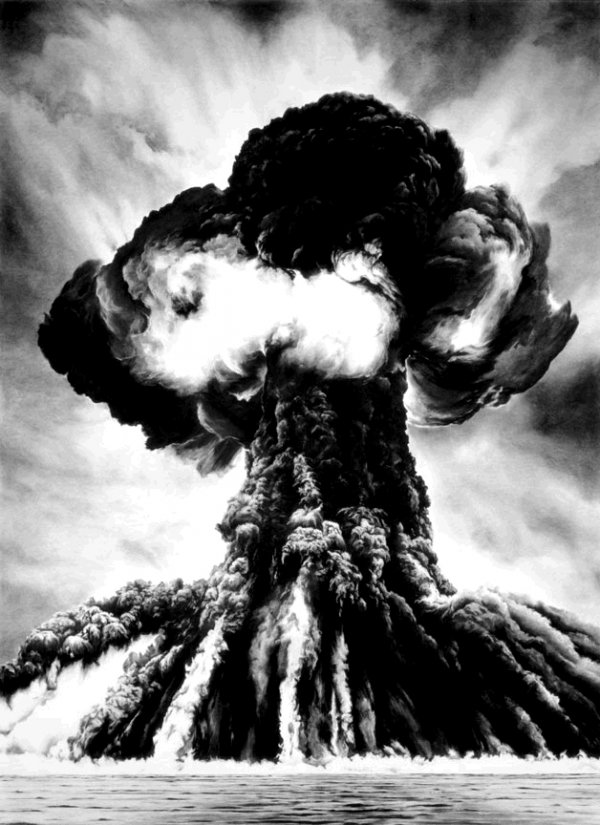 Russian Bomb / Semipalatinsk by Robert Longo