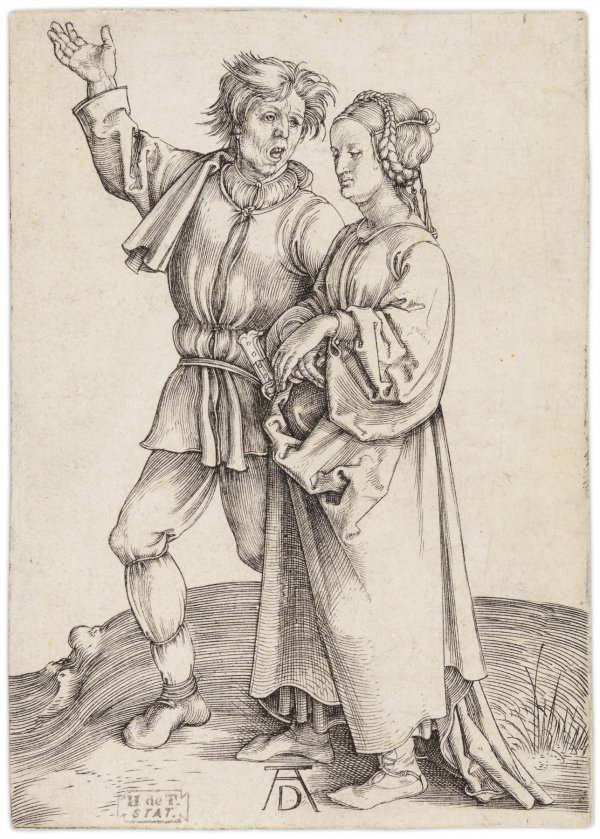 Rustic Couple (a Peasant And His Wife) by Albrecht Dürer