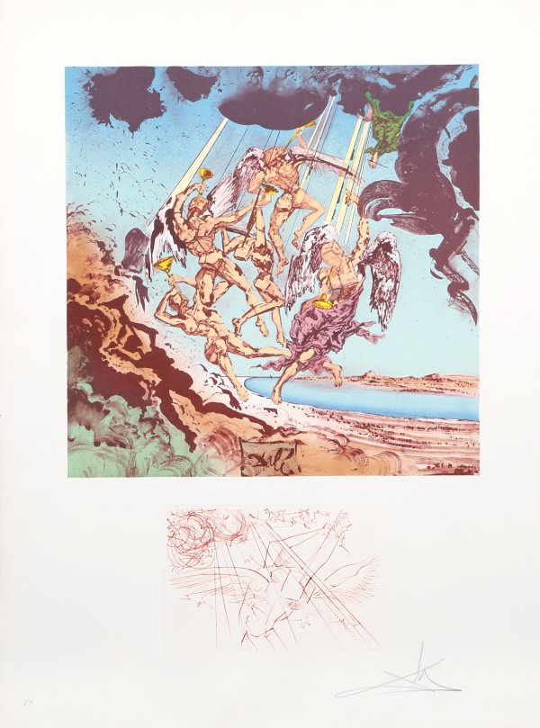 Return Of Ulysses From Homage A Homere by Salvador Dalí