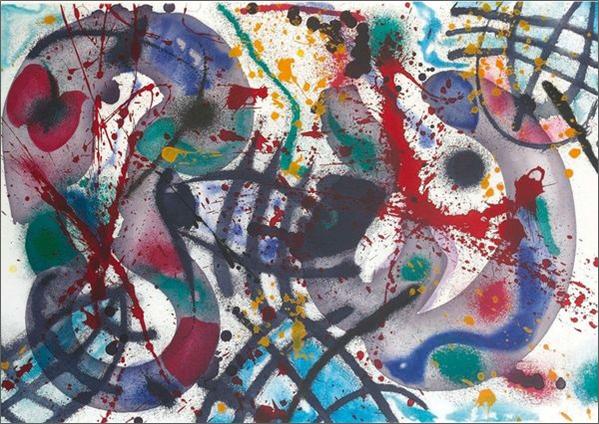 Trietto Iii / Sfe 076 Rc by Sam Francis
