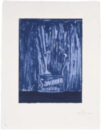 Private: Savarin 6 (blue) by Jasper Johns at Michael Lisi/Contemporary Art