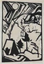 Schneetreiben (driving Snow) by Erich Heckel at Simon Theobald Ltd