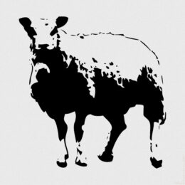 Sheep by Blek Le Rat at Lieberman Contemporary